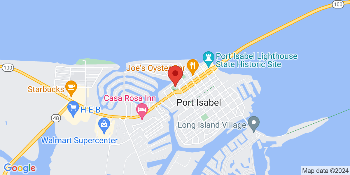 Map of Port Isabel Public Library